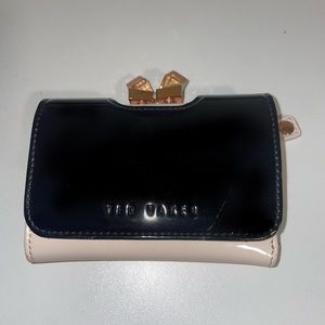Vintage Ted Baker Wallet Black and Baby Pink
